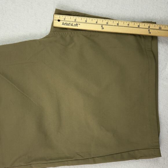 LL Bean Mens Venture Stretch Shorts 42W 10" Beige 5-Pocket Nylon Hiking New - Picture 7 of 12